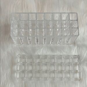 Clear Acrylic Organizers for Lipstick & Lipgloss